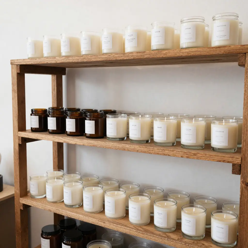 Candle making workshop in Auckland studio